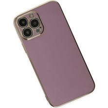 Derin Stok Iphone 14 Kılıf Volet Silikon - Mor