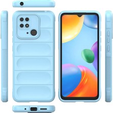 Derin Stok Redmi 10C Kılıf Optimum Silikon - Sky Blue