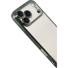 Derin Stok Iphone 17 Lensli Silikon - Yeşil