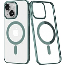 Derin Stok Iphone 14 Kılıf Element Magneticsafe Sert Kapak - Köknar Yeşili