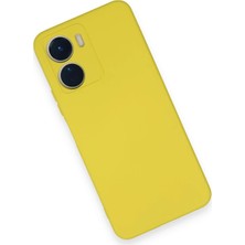 Derin Stok Y16 Kılıf Nano Içi Kadife Silikon - Sarı
