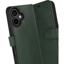 Derin Stok Iphone 17 S Kapaklı Kılıf - Yeşil
