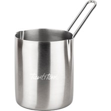 Paslanmaz Çelik Çift Ağzı Silindir Cezve 770 Ml, Şık ve Dayanıklı Tasarım