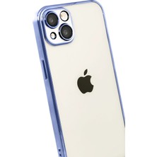 Derin Stok Iphone 15 Lensli Silikon - Açık