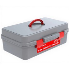 Telkar Kan Örnek Taşıma Seti Büyük - Gri