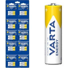 Derin Stok 1.5 Volt Alkalin Aa Kalem Pil 2'li Yırtmalı (20'li Kartela Paket)