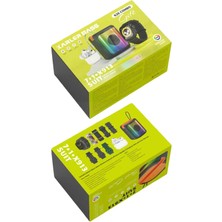 Derin Stok Karler Bass K28 Kombo 7 Adet Kordon Akıllı Saat Kulaklık Kablosuz Hoparlör Set - Siyah