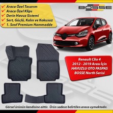 BOSSE NORTH Renault Clio 4 Paspas Araca Özel 2012-2019 Derin Havuzlu North Serisi