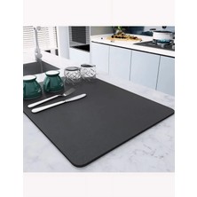 Nemere Kaymaz Tabanlı Çok Amaçlı Su Emici Sihirli Tezgah Üstü Bulaşık Yıkama Kurulama Kurutma Mat�