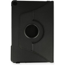 Derin Stok Matepad T10S 10.1 Kılıf 360 Tablet Deri Kılıf - Siyah