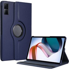 Derin Stok Redmi Pad Se 4g Kılıf 360 Tablet Deri Kılıf - Lacivert
