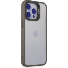 Derin Stok Iphone 15 Kılıf Roblox Lens Standlı Kapak - Titan Gri