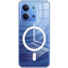 Derin Stok Redmi 15C 4g Combo Sert Şeffaf Magsafe Kapak - Şeffaf