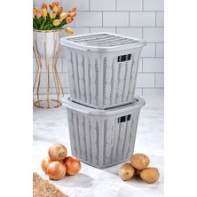 Çok Amaçlı 2'li Sepet Seti, Düzenleme ve Saklama Çözümü