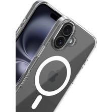 Derin Stok Iphone 17 Combo Sert Şeffaf Magsafe Kapak - Şeffaf