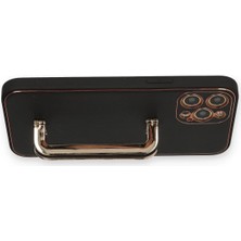 Derin Stok Iphone 12 Kılıf Coco Elit Kapak - Siyah