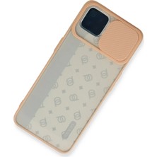 Derin Stok Reno 4 Lite Kılıf Palm Buzlu Kamera Sürgülü Silikon - Pembe