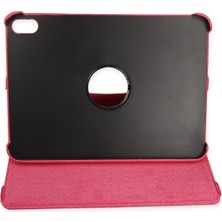 Derin Stok Ipad 2022 10.9 (10.nesil) Kılıf 360 Tablet Deri Kılıf - Pembe