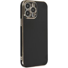 Derin Stok Iphone 15 Kılıf Volet Silikon - Siyah