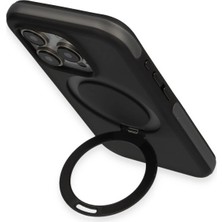 Derin Stok Iphone 15 Zorda Airbag Magsafe Standlı Kapak - Siyah