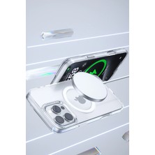 Derin Stok Iphone 16 Gleam Pc Sert Magsafe Kılıf - Kahverengi