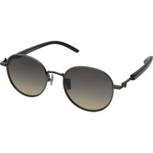 Quantum Siyah Füme Polarize Unisex Güneş Gözlüğü 52 mm