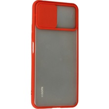 Derin Stok Mi 11 Lite Kılıf Palm Buzlu Kamera Sürgülü Silikon - Kırmızı