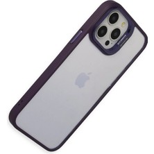 Derin Stok Iphone 14 Kılıf Roblox Lens Standlı Kapak - Mor