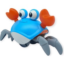 Net Damla Uzaktan Kumandalı Sevimli Yengeç Emekleme Yardımcısı - Mavi (Lisinya)