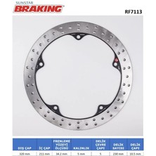 Kaly Honda NC 700-750 Braking Ön Fren Diski