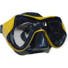 Net Damla Star Diving Dalış Maskesi Yetişkin - 51705-SARI (Lisinya)
