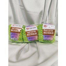 Yarnart Baby Cotton Multicolor El Örgü Ipi (3 Adet) - 5213
