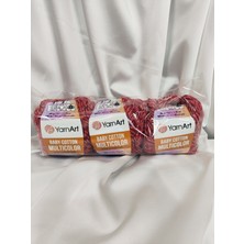 Yarnart Baby Cotton Multicolor El Örgü Ipi (3 Adet) - 5209