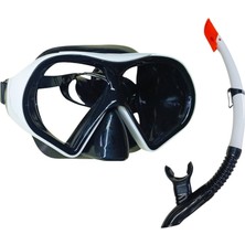 Net Damla Star Diving Dalış Maskesi ve Snorkel Yetişkin - 51713-BEYAZ (Lisinya)