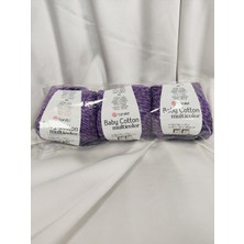 Yarnart Baby Cotton Multicolor El Örgü Ipi (3 Adet) - 5218