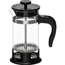 Cam French Press 0,4 L, Paslanmaz Çelik Detaylar, Şık ve Kullanışlı Tasarım