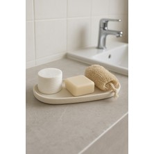 Şık Beyaz Tepsi, Günlük Kullanım Için Zarif ve Dayanıklı Tasarım