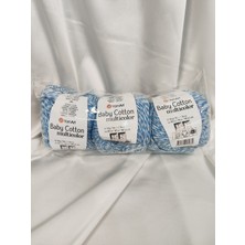 Yarnart Baby Cotton Multicolor El Örgü Ipi (3 Adet) - 5201