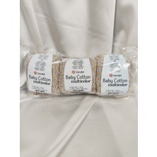 Yarnart Baby Cotton Multicolor El Örgü Ipi (3 Adet) - 5212