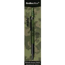 Net Damla Mekanik Kurşun Kalem 0,7 mm Yeşil Pirinç Gövde Hafif ve Ergonomik Profesyonel Kullanım