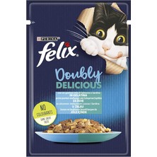 Felix Somon ve Alabalıklı Yaş Kedi Maması 85 G