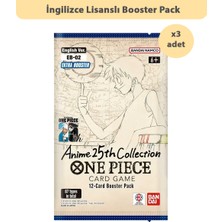 Bandai Tcg Anime 25TH Collection (Eb-02) Ingilizce Booster Pack (X3 Adet)