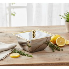 Siena Gold Paslanmaz Çelik Şekerlik, Şık ve Dayanıklı Tasarım