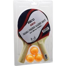 Go İthalat Masa Tenisi Pinpon Raket Seti 2pcs Raket - 3pcs Top (5468)