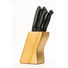 AyrStore 38410 Ecco Standlı Bıçak Seti 5'li - Siyah