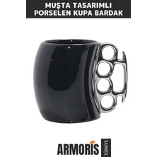 Armoris Yen Özel Yapım Dekoratif Şık Hediyelik Sevgili Arkadaş Porselen Tasarımlı Kupa Bardak 11*13 cm