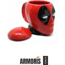 Armoris #kupabardak Deadpool Marvel 3D Özel Tasarım Dev Boy Koleksiyonluk Premium Seramik