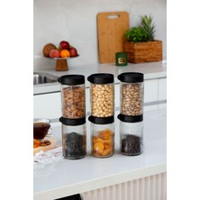 6'lı Cam Kavanoz Seti, Mutfak Saklama ve Düzenleme, Orta Boy