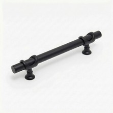 Akzern Yapı Arsin Düz Mat Siyah 128MM