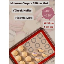 Yıkanabilir Silikon Makaron Yapıcı ve Pişirici Mat 40X30 cm